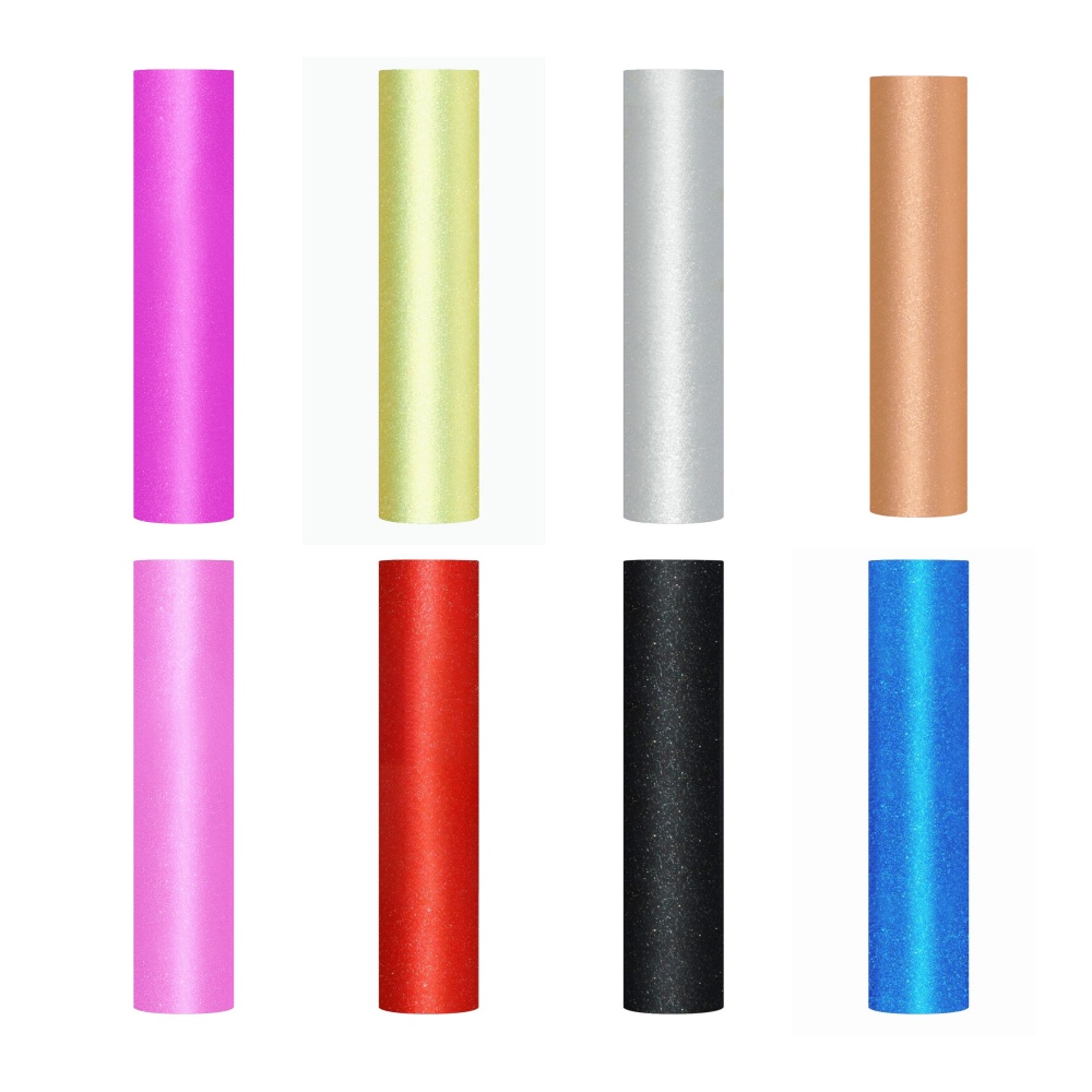 Glitter Vinyl Roll - Cricut sevinç için 1 rulo akıllı