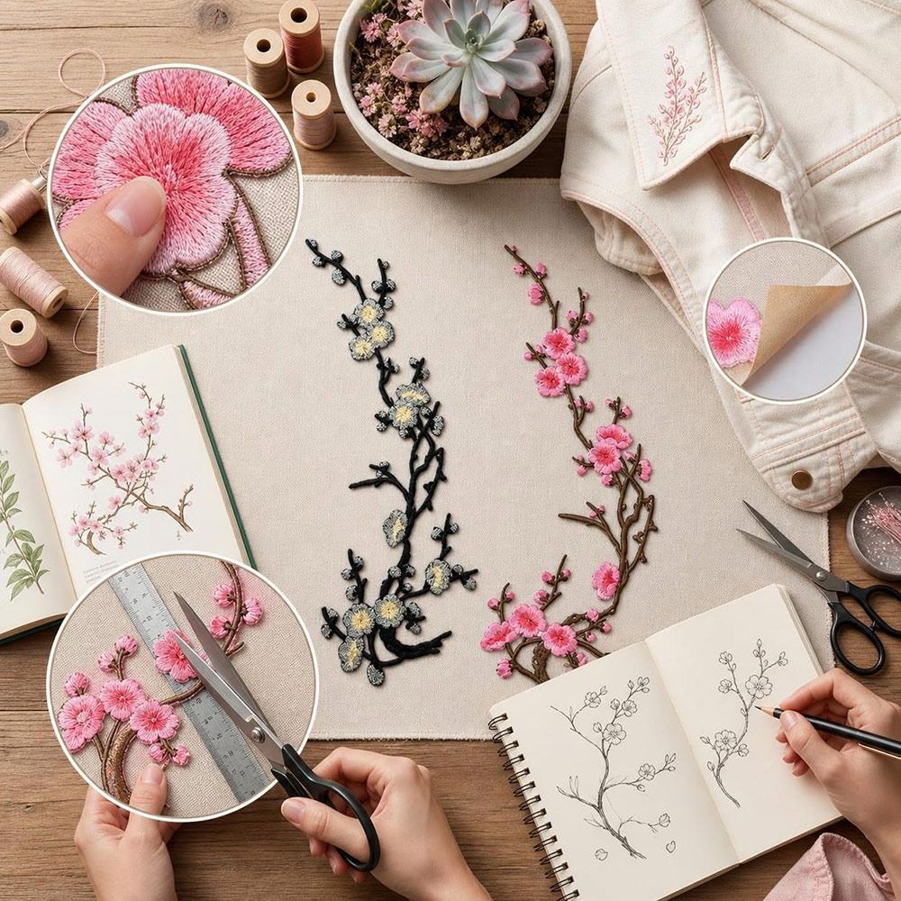 Kendin Yap Kiraz Çiçeği Ütüyle - Applique Patch Flower incelemesi ve fiyatı
