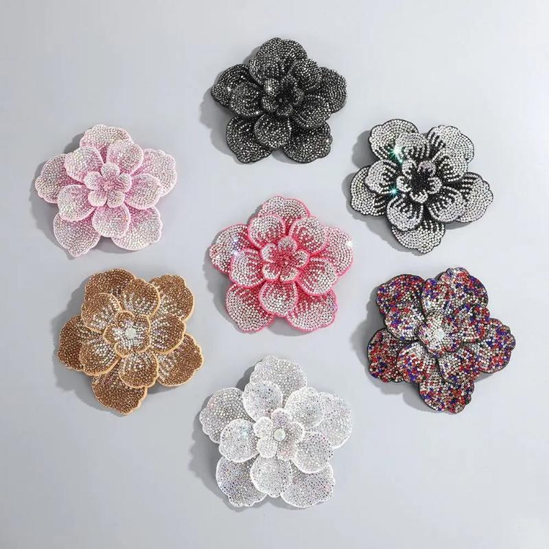 1 adet Üç Boyutlu Kamelya Yapa - Sew On Rhinestone incelemesi ve fiyatı