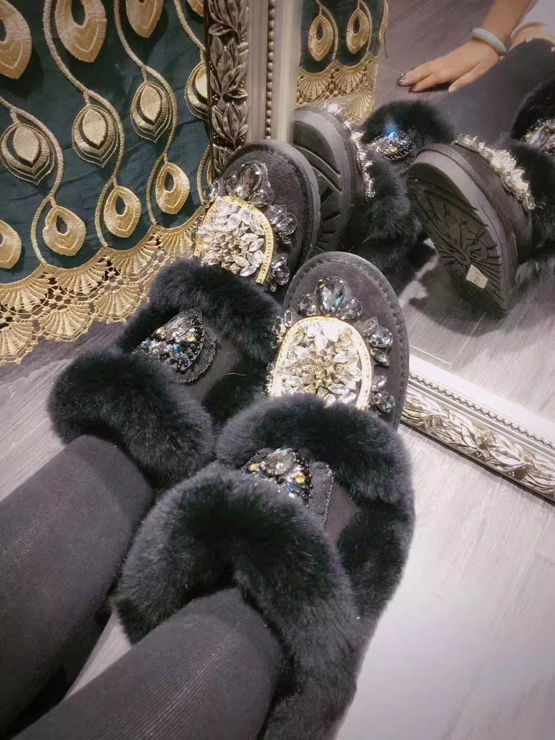 Bling Siyah Beyaz Mücevher Tak - Sew On Rhinestone incelemesi ve fiyatı