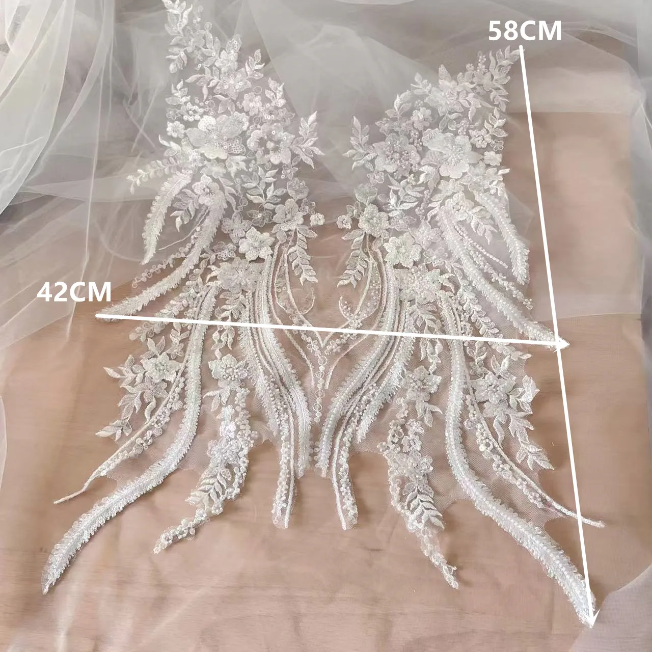 Yeni Boncuklu Pullu Dantel Ayn - Applique Patch Flower incelemesi ve fiyatı