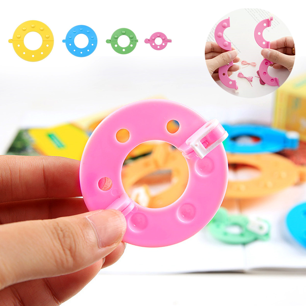 8 Parça Tüy Topu Yapıcı 4 Boyu - Pom Pom Maker Tool incelemesi ve fiyatı
